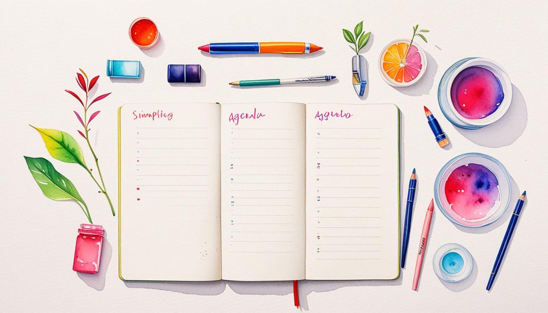 Uncomplicating the Agenda: Minimalist Techniques to Organize Your Day